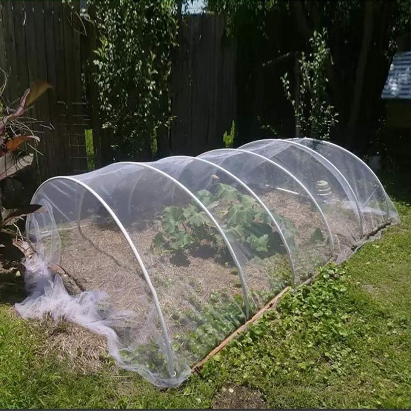Agfabric Garden Netting 10'x30' Insect Pest Barrier Bird Netting for Garden Protection,Row Cover Mesh Netting for Vegetables Fruit Trees and Plants,White - Image 5